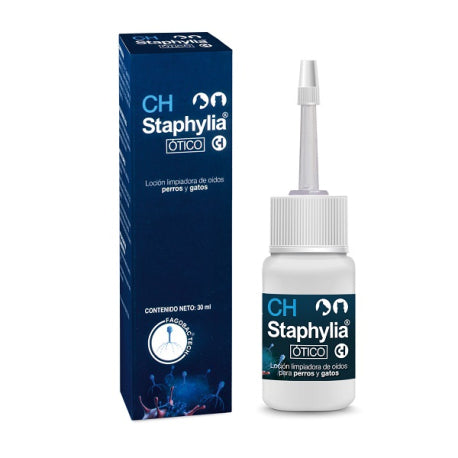 Staphylia Ótico 30 ml – Antiséptico Ótico para Perros y Gatos | Chemical Ibérica