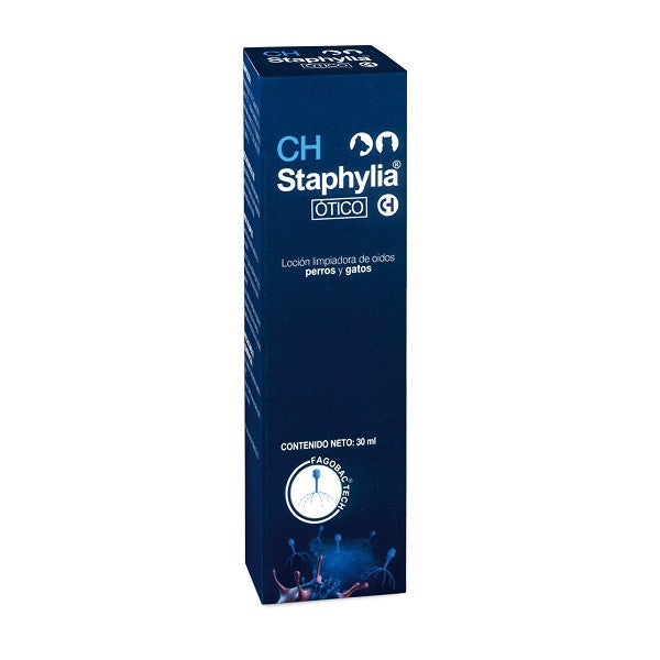 Staphylia Ótico 30 ml – Antiséptico Ótico para Perros y Gatos | Chemical Ibérica