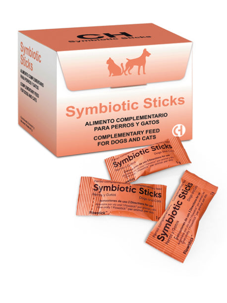 Symbiotic Sticks – Probiótico y Prebiótico en Sticks para Perros y Gatos | Chemical Ibérica