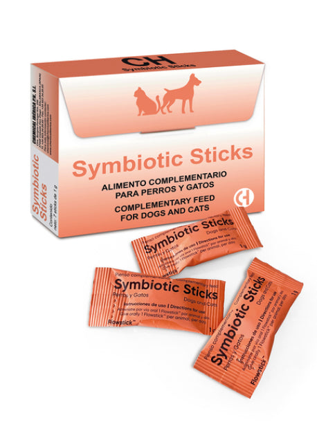 Symbiotic Sticks – Probiótico y Prebiótico en Sticks para Perros y Gatos | Chemical Ibérica