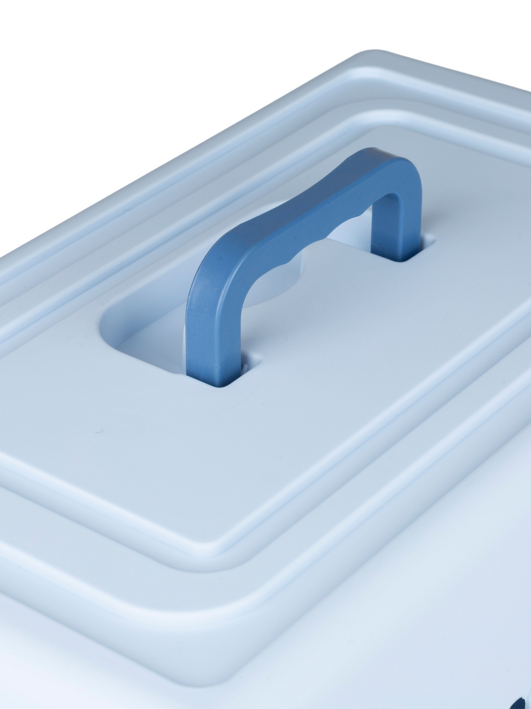 Transportín Azul con Puerta Metálica para Gatos y Perros - Seguro, Resistente y Ventilado