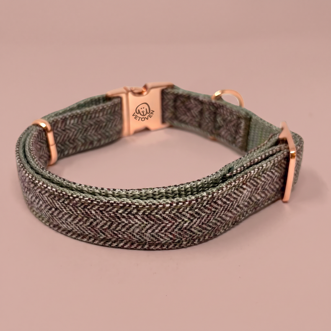 🤎 Collar “Tierra Cálida” – Colección Bosque de Lino