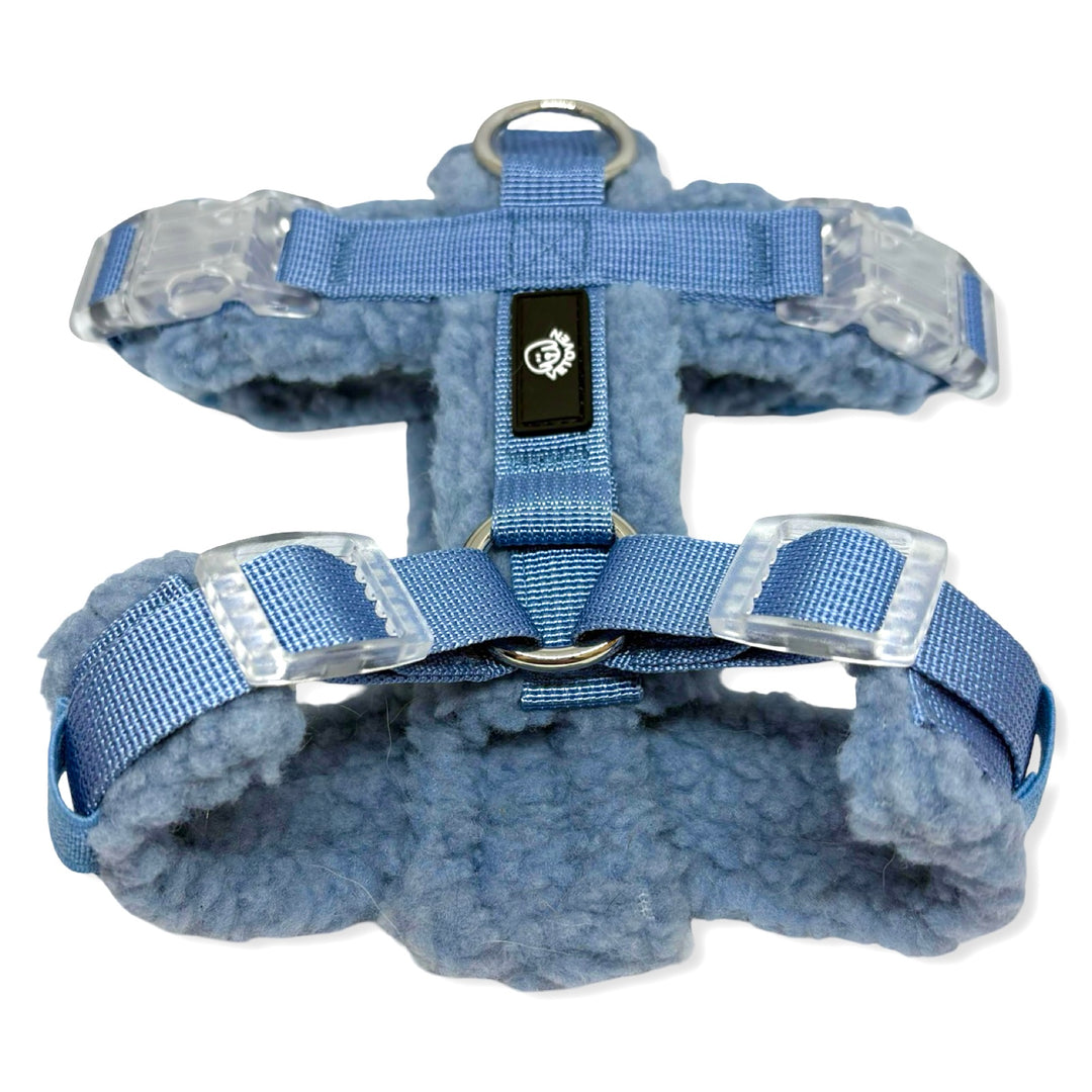 Arnés Merina Niebla 🌫️ – Suavidad Invernal, Diseño Veterinario y Confort Natural