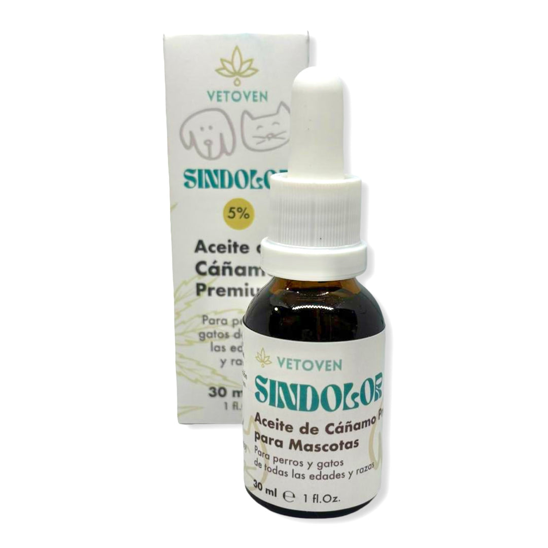 Aceite de Cáñamo Premium Vetoven 🌿  – SIN DOLOR para Perros y Gatos