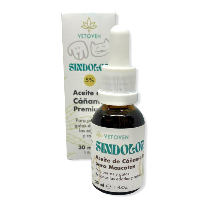 Aceite de Cáñamo Premium Vetoven 🌿  – SIN DOLOR para Perros y Gatos