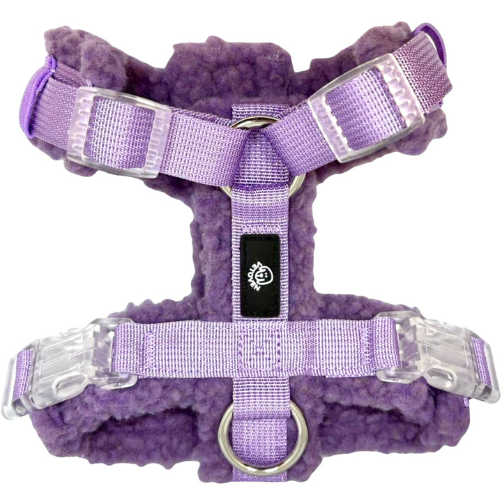 Arnés Merina Lavanda 💜 – Suavidad Natural, Diseño Veterinario y Calidez Invernal