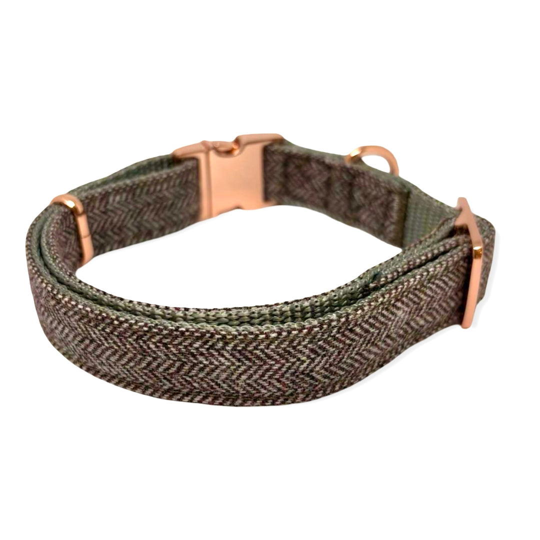 🤎 Collar “Tierra Cálida” – Colección Bosque de Lino