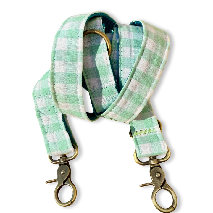 Correa multiposición para perro Vichy Mar 🌊 – 2 m, manos libres, hecha a mano y diseñada por veterinarios