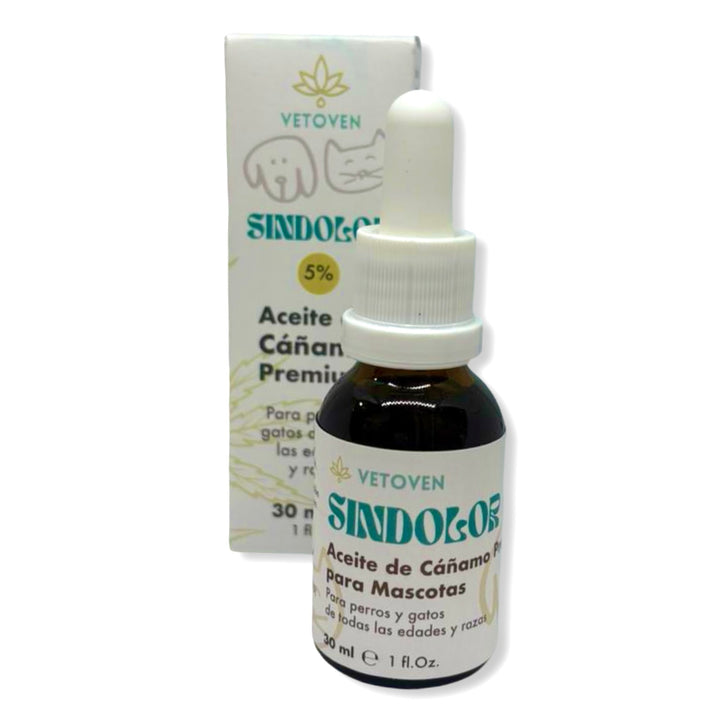 Aceite de Cáñamo Premium Vetoven 🌿  – SIN DOLOR para Perros y Gatos