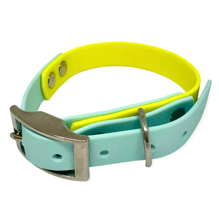 🌊 Collar Playa Azul – Waterproof Antimanchas y Antiolores (Azul + Gris)