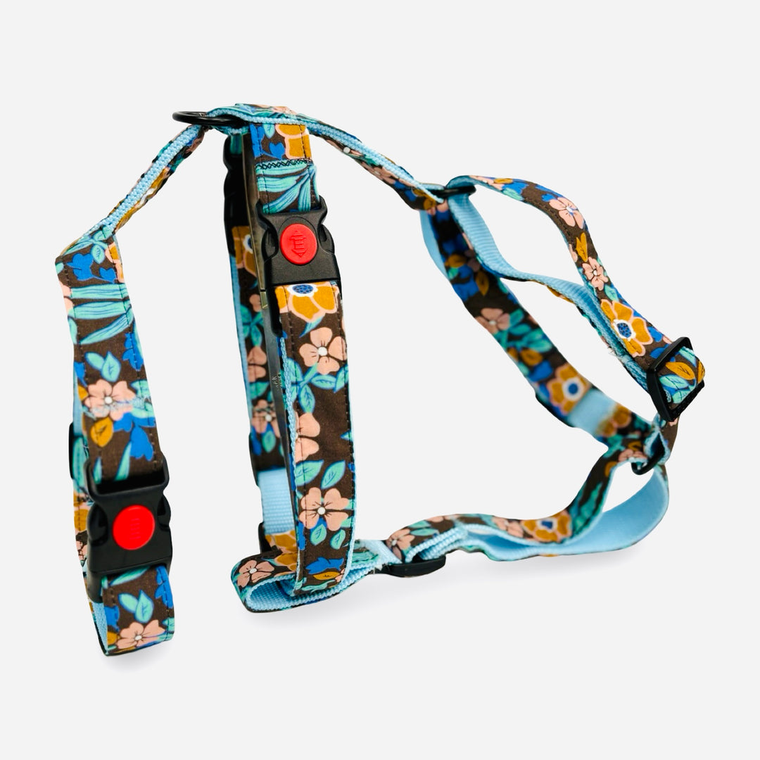 Arnés Galgo Antiescape 3 Puntos Hortensia - Vetoven