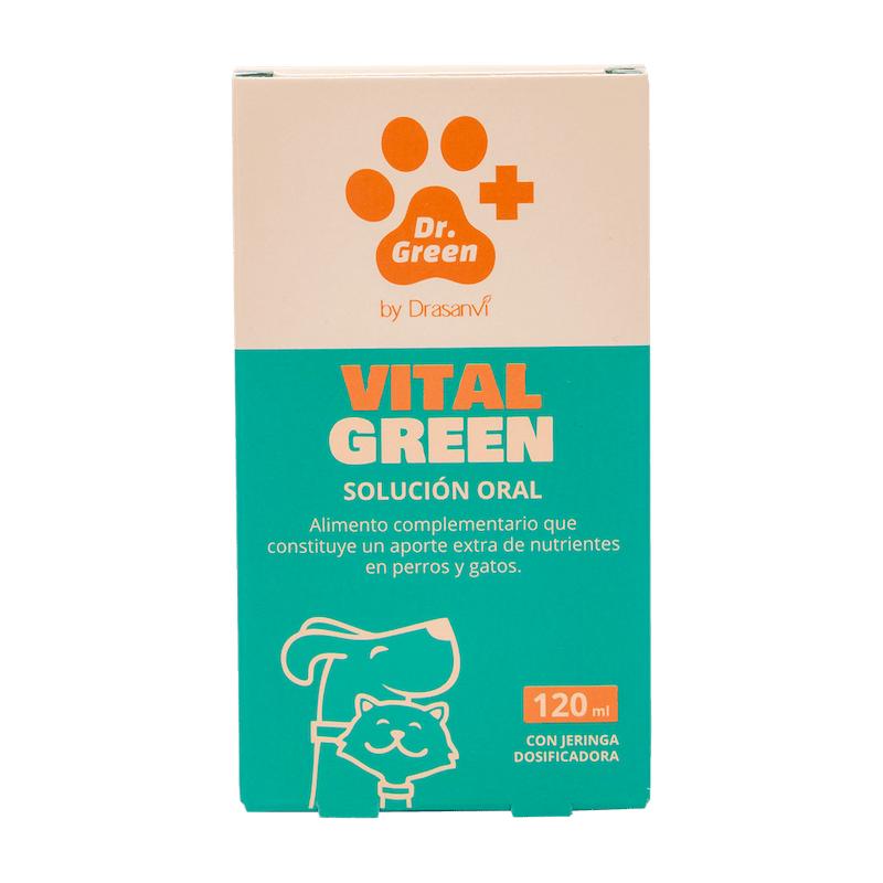 🐾 VitalGreen Solución Oral – Multivitamínico natural para perros y gatos