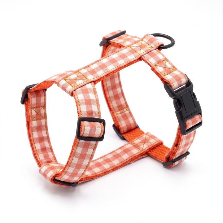 Arnés Regulable Vichy Calabaza para Perro | Vetoven
